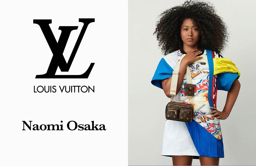 Naomi Osaka là vận động viên đầu tiên được chọn là gương mặt đại diện cho Louis Vuitton.