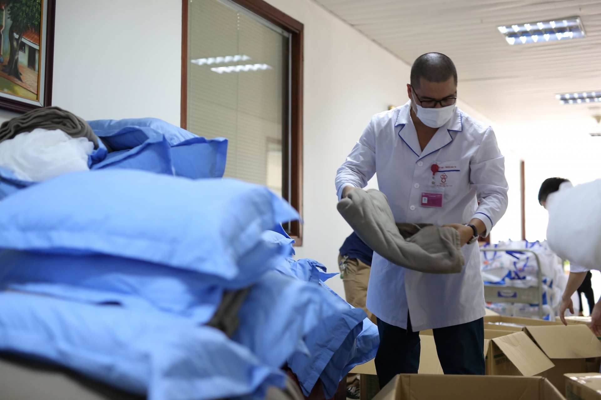 Trước đó, các y bác sĩ Viện Huyết học – Truyền máu Trung ương đã chuẩn bị để lên đường vào TP. Hồ Chí Minh hỗ trợ chống dịch