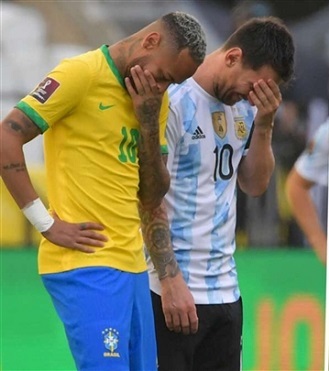 Messi và Neymar đã không thể đấu với nhau dù phải di chuyển cả hành trình dài từ Pháp về Brazil
