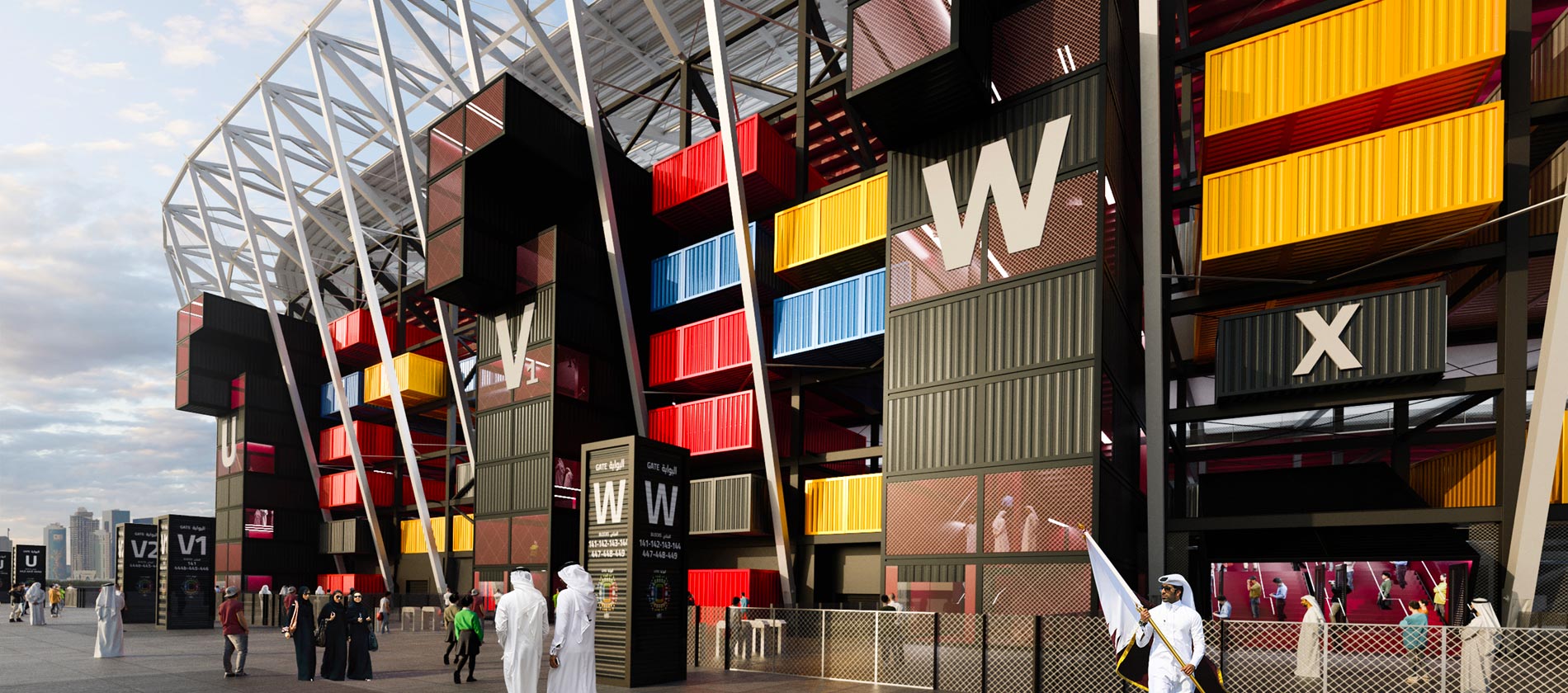 Qatar xây sân vận động từ 974 chiếc container phục vụ World Cup 2022 - Ảnh 4