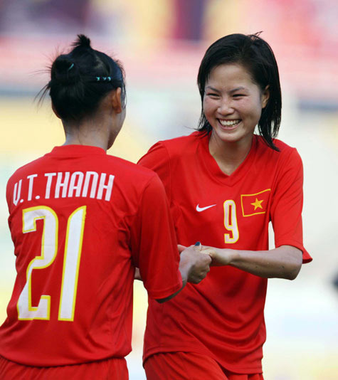 Đỗ Thị Ngọc Châm từng là nữ tiền đạo xuất sắc của bóng đá nữ Việt Nam