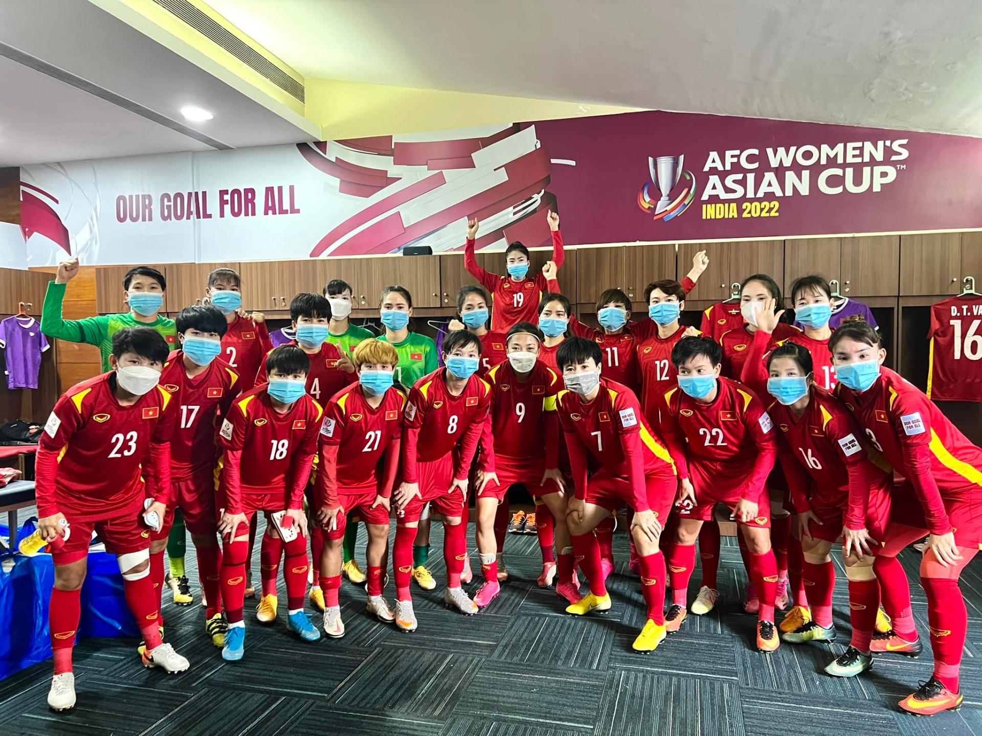 ĐT nữ Việt Nam giành vé vào tứ kết ASIAN Cup 2022