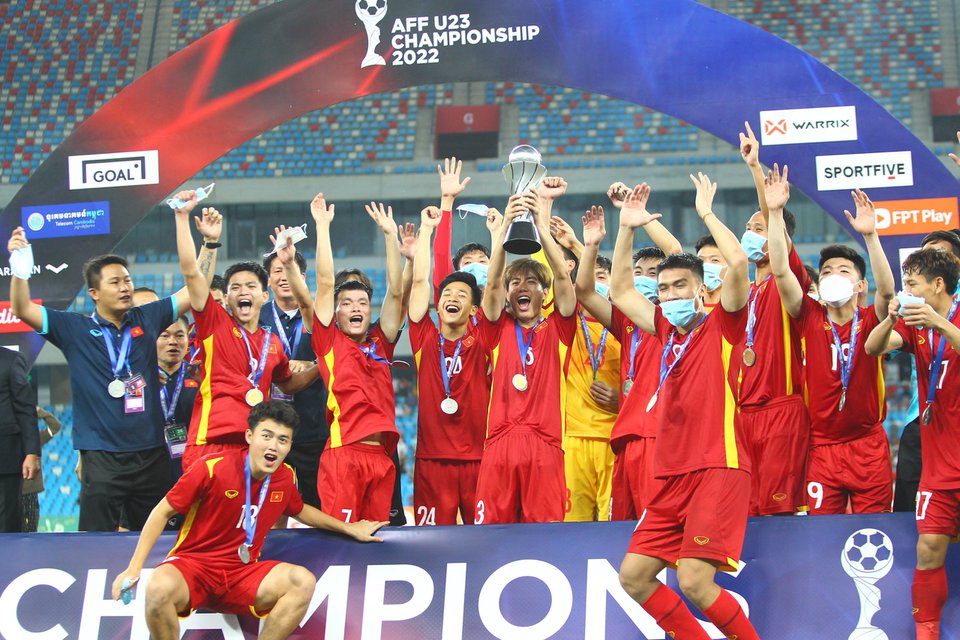 Đánh bại Thái Lan, ĐT U23 Việt Nam vô địch Đông Nam Á