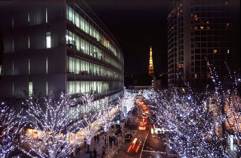 Đêm Noel ở thành phố Tokyo - Nhật Bản