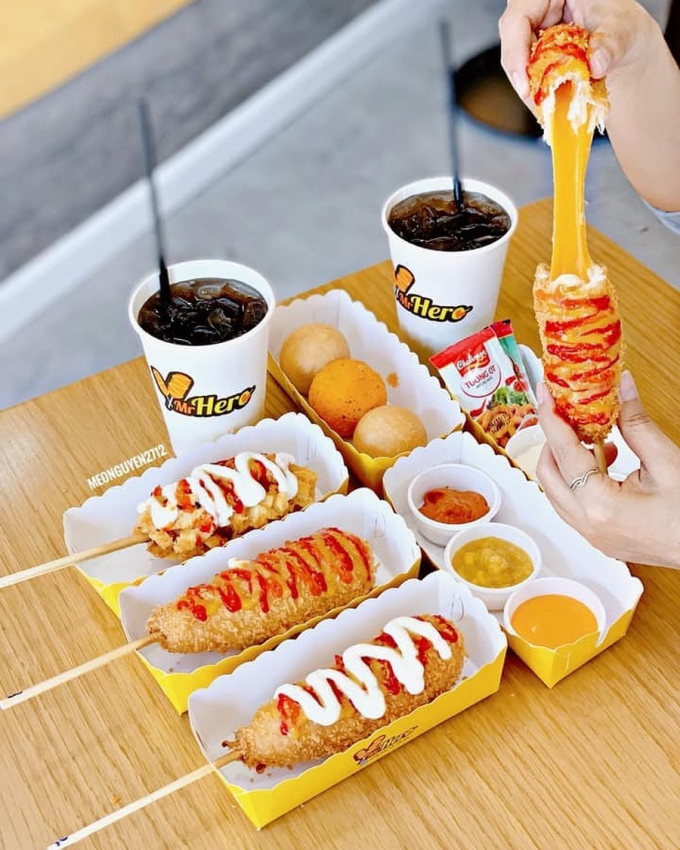 Hotdog dậy sóng theo phiên bản Hàn Quốc. Nguồn: @meonguyen2712n