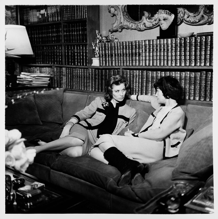 Coco Chanel và Suzy Parker vào năm 1959