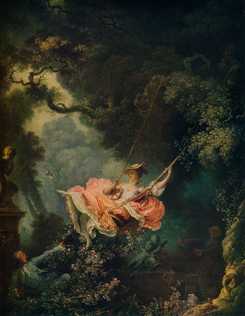 Tác phẩm “The Swing” năm 1767 của Jean-Honoré Fragonard