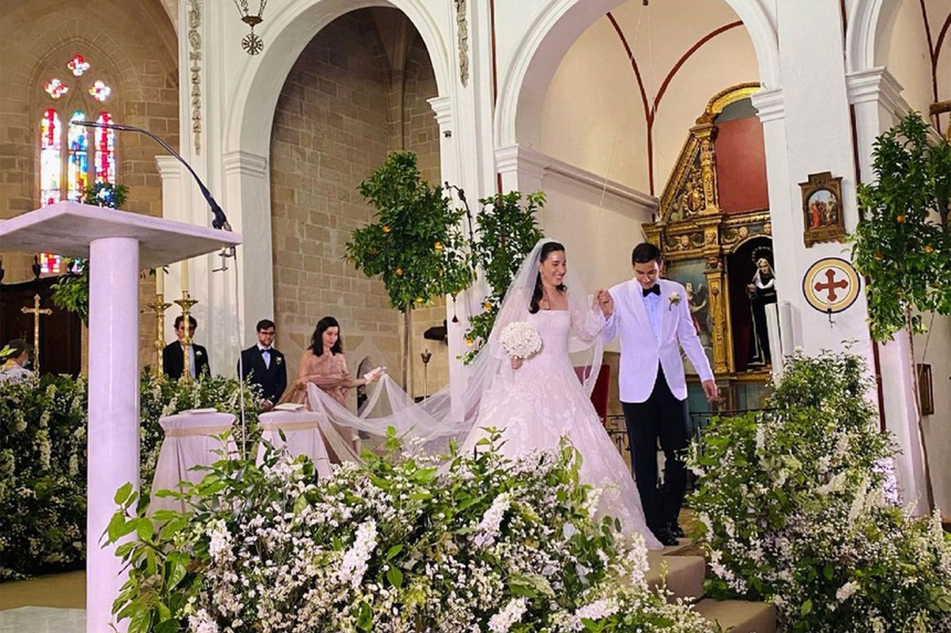 Trái ngang biết bao khi người thừa kế Fendi diện váy cưới của Valentino