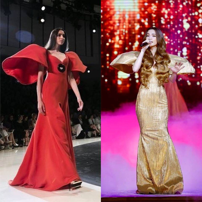 Sự tương đồng giữa thiết kế của Lý Quí Khánh với chiếc váy của thương hiệu Stephane Rolland