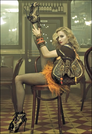 Madonna trong chiến dịch quảng bá sản phẩm của Louis Vuitton