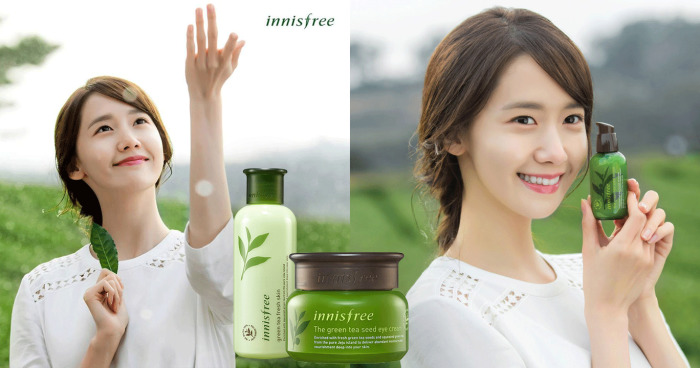 Yoona từng là đại sứ thương hiệu của Innisfree