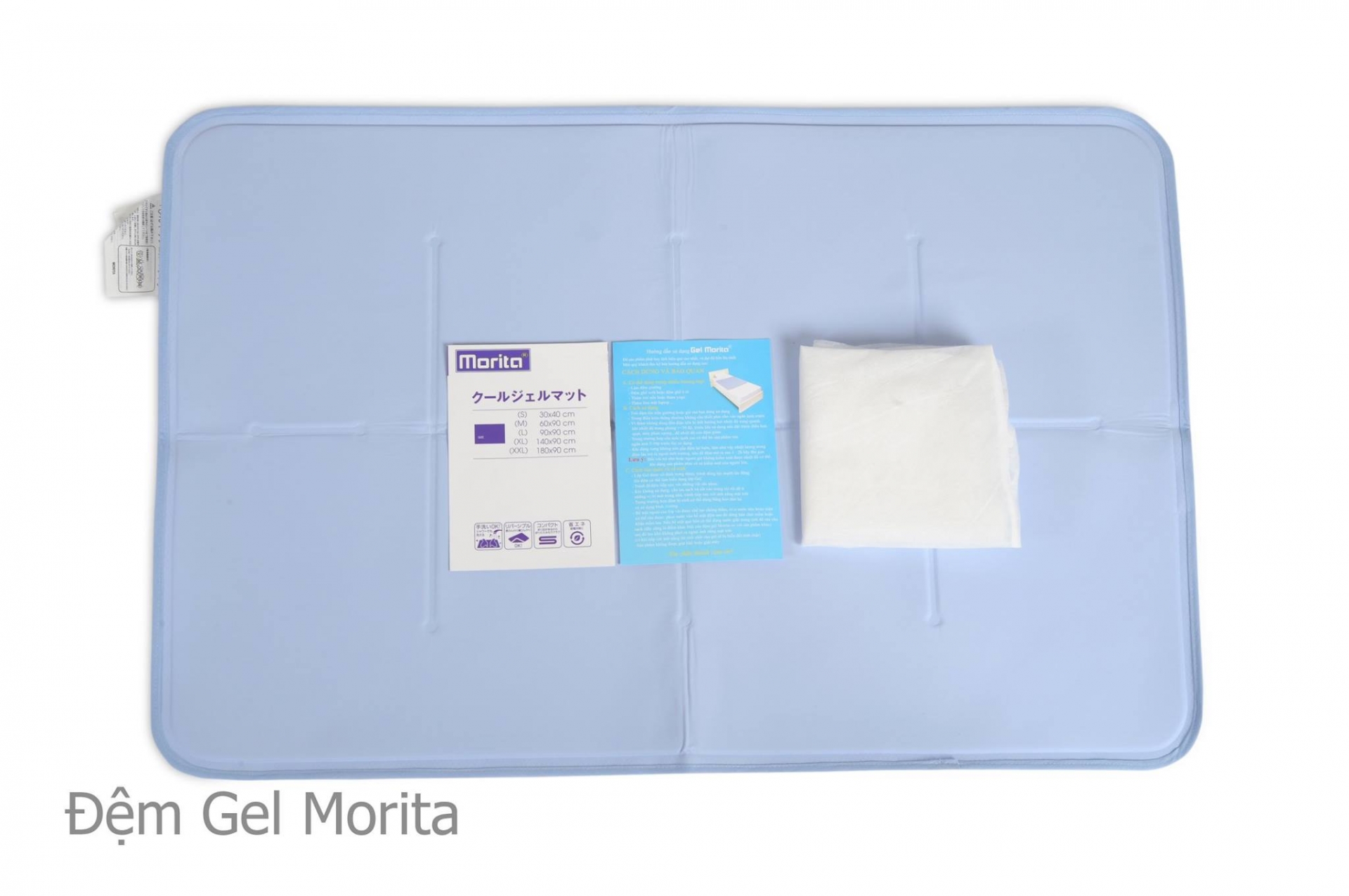 Đệm gel điều hoà Morita an toàn với làn da nhạy cảm của trẻ nhỏ